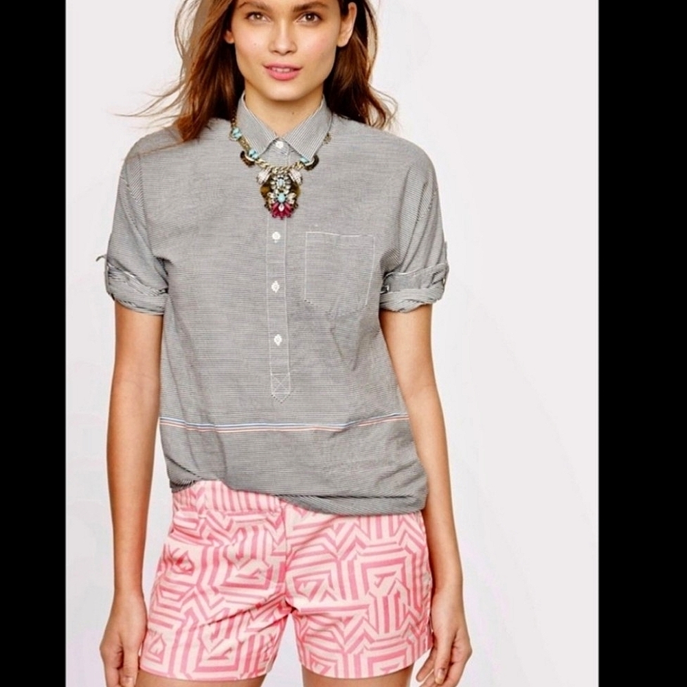 J. Crew Shorts Geometric Print Size 6